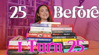 25 books I MUST READ before I turn 25🎈📚