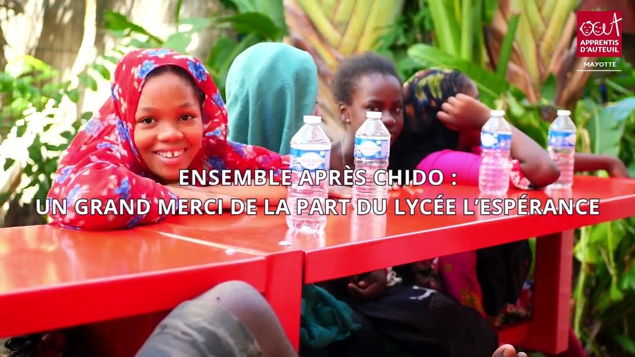 Ensemble après Chido - Le lycée d'enseignement adapté l'Espérance
