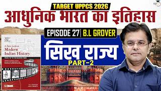 UPPCS 2026 | Complete History of Modern India | B.L Grover | Episode 27 | Sumit Sir | UPPCS StudyIQ