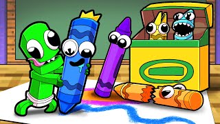 THE RAINBOW CRAYONS!