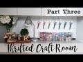 THRIFTED CRAFT ROOM | DESK ORGANIZATION | PT. 3