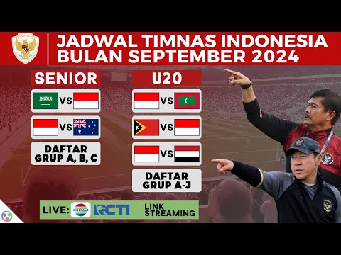 Jadwal Timnas Indonesia