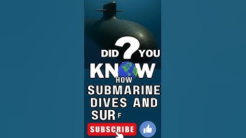 Hoe werken onderzeeërs? Duiken en opduiken, uitgelegd in 4k #onderzeeër marinetechniek kort #kort