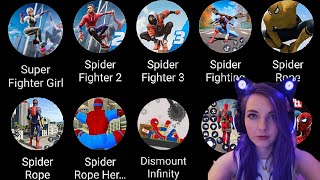 spider fighter 3, spider fighter 2, spider fighter, spider fighting, rope hero vice town, rope hero