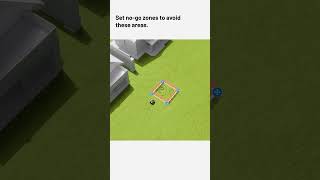 How to Set No-go Zones for Small Objects