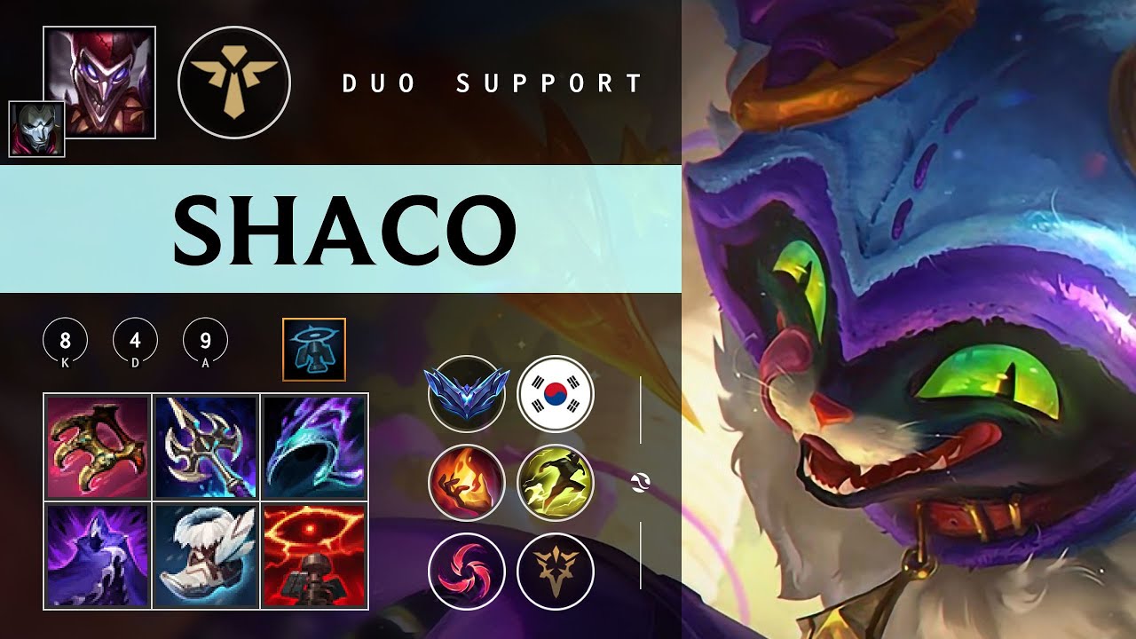 Shaco Support vs Elise - KR Diamond Patch 26.01