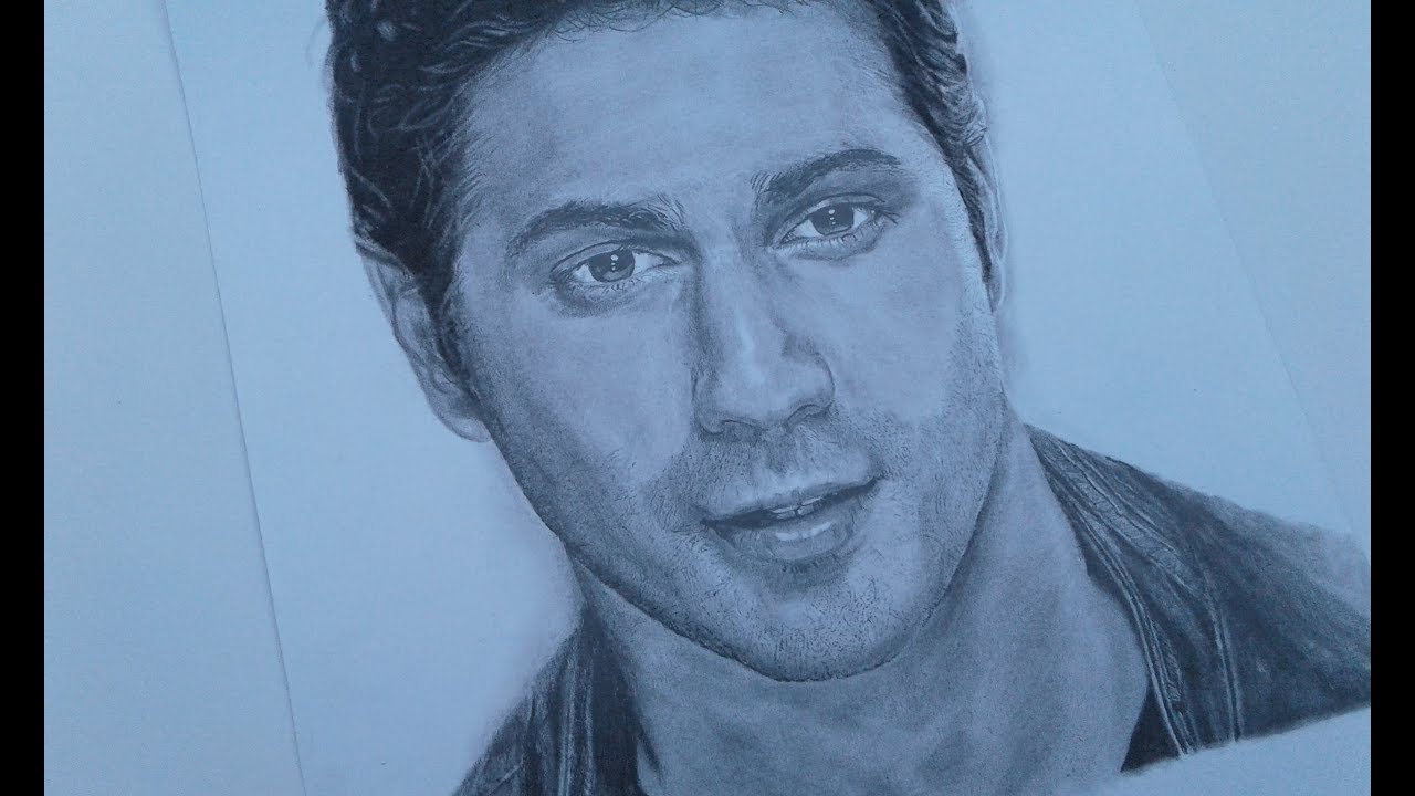 Unique Varun Dhawan Sketch Drawing for Adult