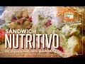 Sándwich nutritivo de aguacate con garbanzo - Cocina Vegan Fácil