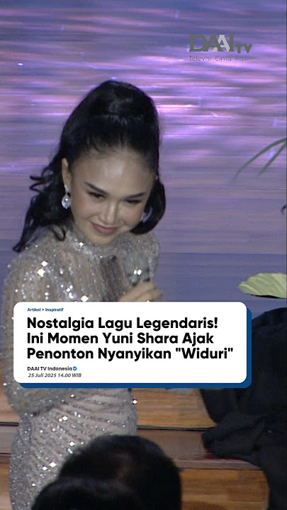 Yuni Shara turun panggung sapa penonton di konser DAAI Night?😮❤️❤️