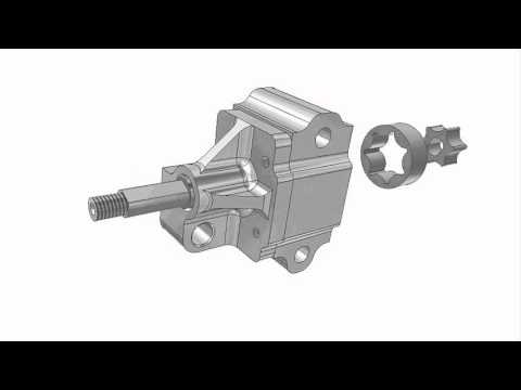 BSA trochoid gerotor type oil pump  @crankbuster