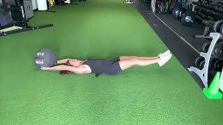 Reverse Crunch to Dead Bug