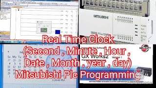 Real Time Clock (Second , Minute , Hour , Date , Month , year , day) Mitsubishi Plc Programming screenshot 2