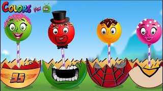 lollipop finger family song many more nursery rhymes kids songs by colors fun kids