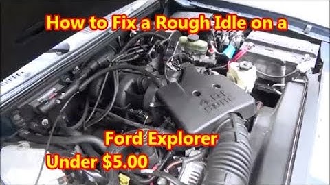 Hoe een onregelmatige stationairloop van de Ford Explorer te verhelpen! PCV-vacuümlek $ 5,00 | Ra...