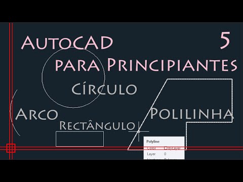 AutoCAD 2D (curso completo) - 5. desenhar Polilinha, Círculo, Retângulo, Arco camera iphone 8 plus apk