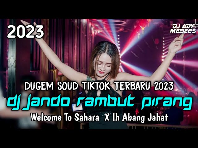 DUGEM SOUD TIKTOK TERBARU 2023 ‼ DJ JANDO RAMBUT PIRANG X DJ WELCOME TO SAHARA X DJ IH ABANG JAHAT class=