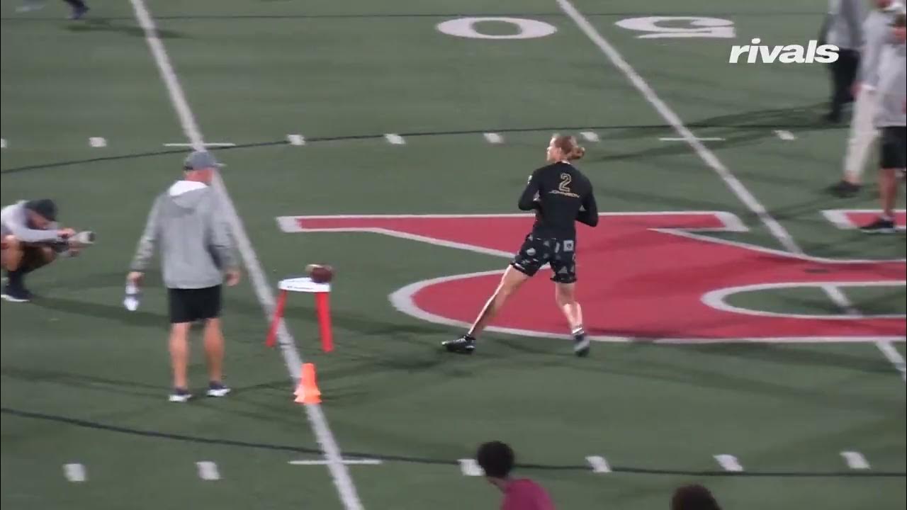 Elite 11 Pro Day Kansas State commit Avery Johnson YouTube