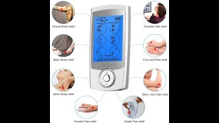 TENS EMS Unit with 8 Electrode Pads Muscle Stimulator (EPISODE 2897) Amazon Unboxing Video NURSAL