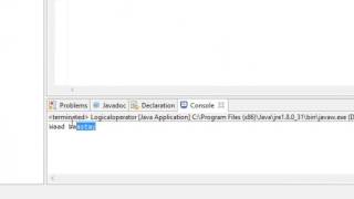 Lesson 12 Logical Operators JAVA Prog - Sahalsoftware