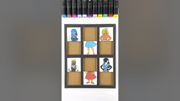 Italian Brainrot Female Version Cardboard Puzzle Game Craft Challenge #brainrot #satisfying