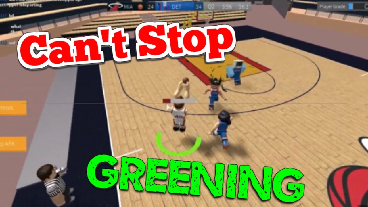 Huge 50 Point Double Double In Three Quarters Hoops Roblox
