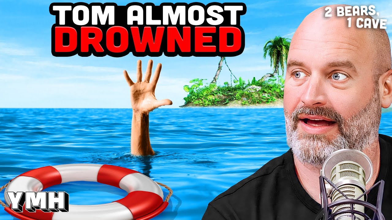 Tom Segura ALMOST Drowned | 2 Bears, 1 Cave Highlight - YouTube