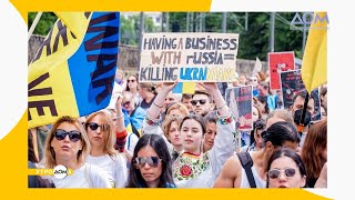 Как проходят митинги в поддержку Украины по всему миру