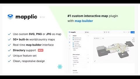 Mapplic   Custom Interactive Map Plugin