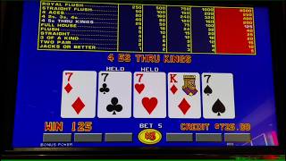 Information $5 Jacks or Better and Bonus Poker at Foxwoods Guide