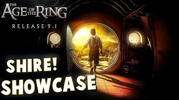Relased 9.1 Shire Faction Showcase | Age of the Ring Mod 9.1 | How to play Shire? | Bfme Game | lotr