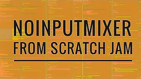 NoInputMixer: My 1st made-from-scratch captioned jam! (iPad / iPhone / Mac Experimental Music App)