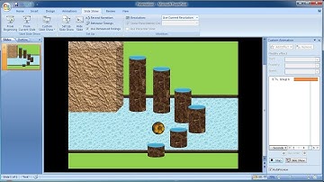 PowerPoint training |How to Make a Animated Slide Show of Bouncing Balls in PowerPoint