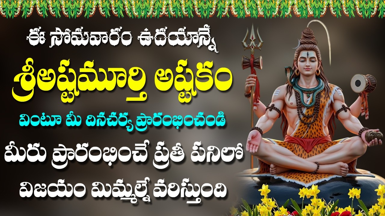 Ashtamurthy Ashtakam | Lord Shiva Songs | Somavaram Special Bhakti Songs