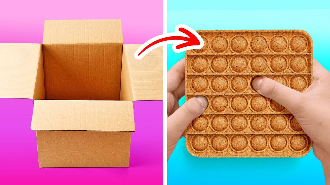 IDEAS MARAVILLOSAS Y BARATAS CON CARTÓN || Adornos para el hogar y casita de juego casera
