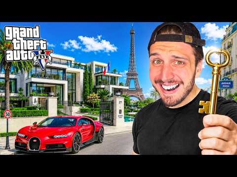 I bought a HOUSE in the city of PARIS on GTA! (€50 million)