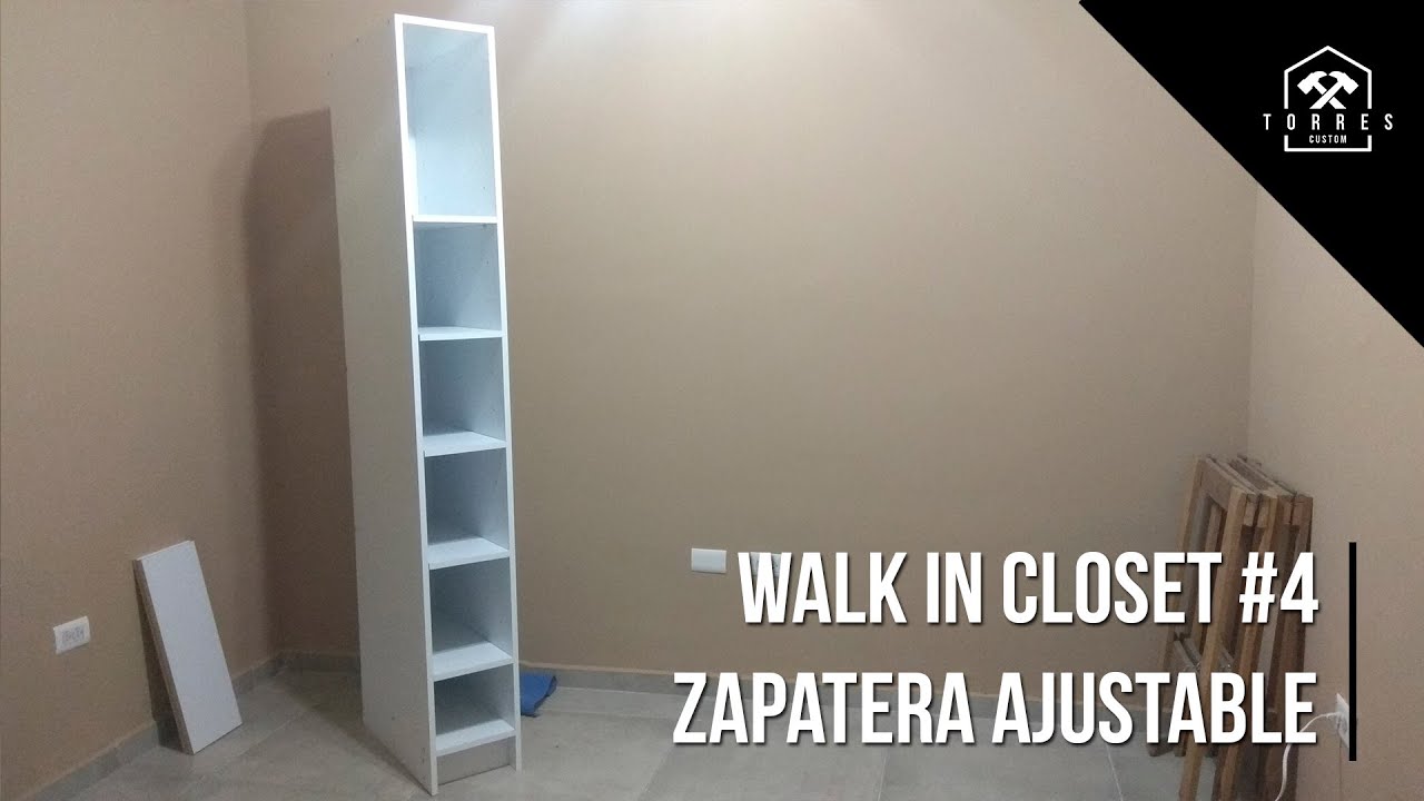 Walking closet con zapatera