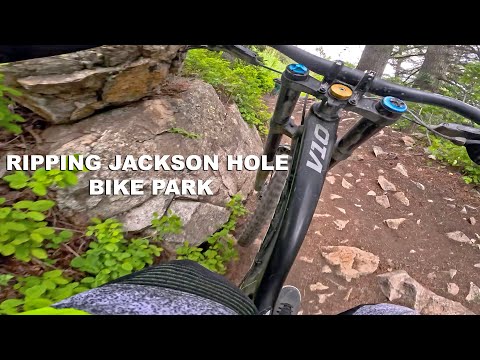 MOUNTAIN BIKING JACKSON HOLE BIKE PARK ON THE SANTA CRUZ V10!