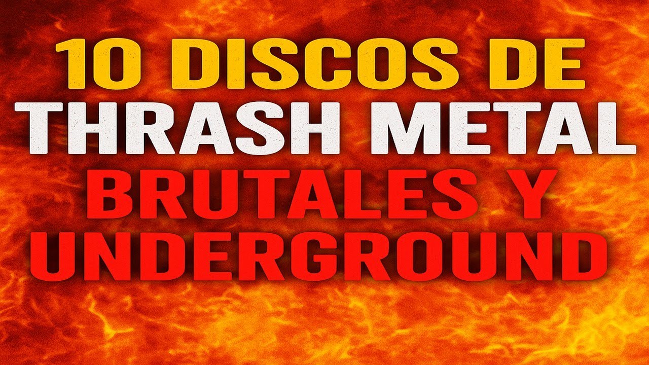10 Discos de Thrash Metal Brutales y Underground | Joyas Ocultas del Metal Extremo