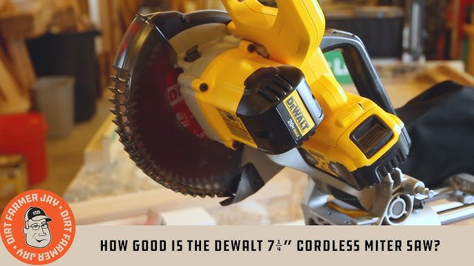 DeWALT DCS365 Cordless Mitre Saw - FIRST LOOK & DEMO - YouTube