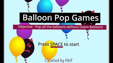 Balloon Pop Games with Scratch | Scratch Programming |  Akif Islam