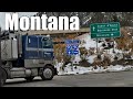 Montana is brutal and wonderful for cabover trucker