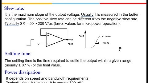 Analog IC Design : Operational Amplifiers