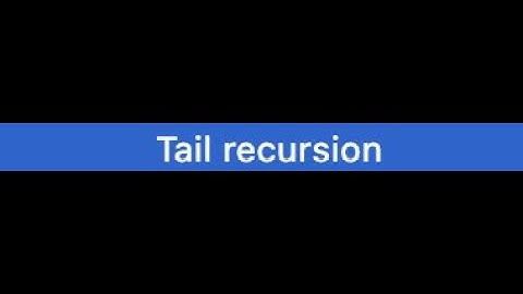 Code Analysis series in Intellij:  Tail Recursion Alternative