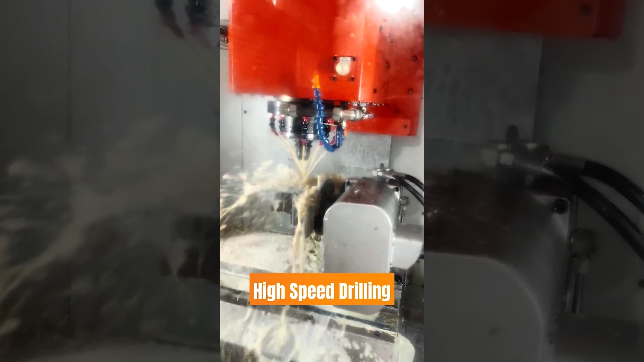 High Speed Drilling #drilling #cnc #shorts #ytshorts #highspeed #cad #cam #cncdrilling #cncmachine
