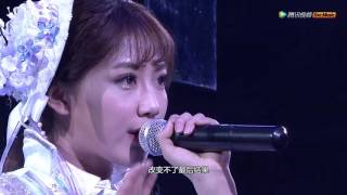 Video thumbnail of "爱恨的泪 SNH48 李艺彤 黄婷婷 20170107 (SNH48第三届年度金曲大赏TOP2)"