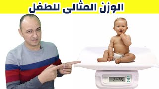 تعرفى على الوزن المثالى للطفل فى مراحل عمر الطفل المختلفة - دكتور حاتم فاروق