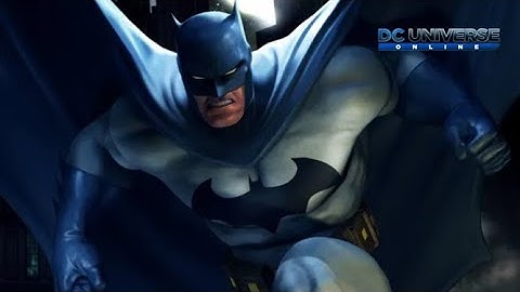 Dc Universe Online Character Creation Batman Aka Bruce Wayne The Dark Knight