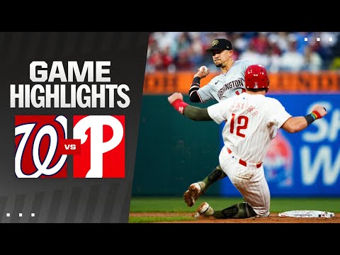 Nationals vs. Phillies Game Highlights (5/18/24) | MLB Highlights