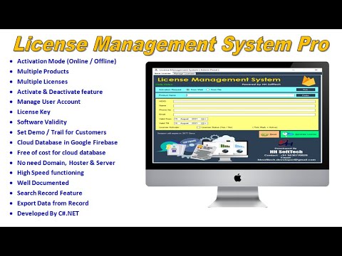 License Management System Pro for Desktop Application (For VB.NET and C# .NET) and Google Firebase.