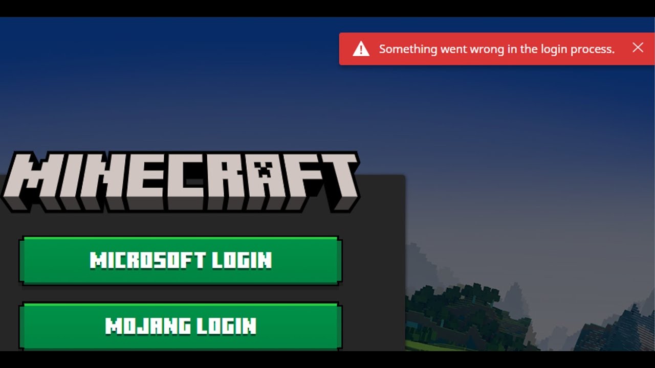 MICROSOFT LOGIN Create a new Microsoft account Ainecraft.exe has stoppe  caused the king correctly Close